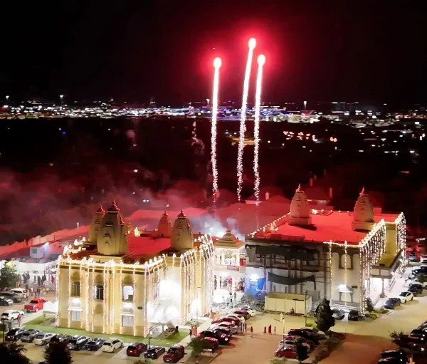 Diwali 2025 Celebrations at the Radha Krishna Temple of Dallas