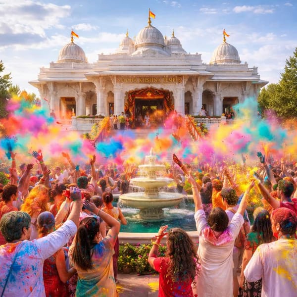 Celebrate Holi 2026 in Dallas: The Festival of Colors at Radha Krishna Temple