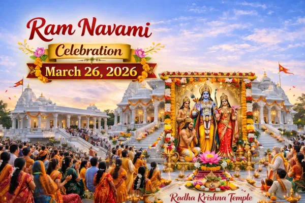 Ram Navami 2026 in Dallas: Celebrations at the Radha Krishna Temple
