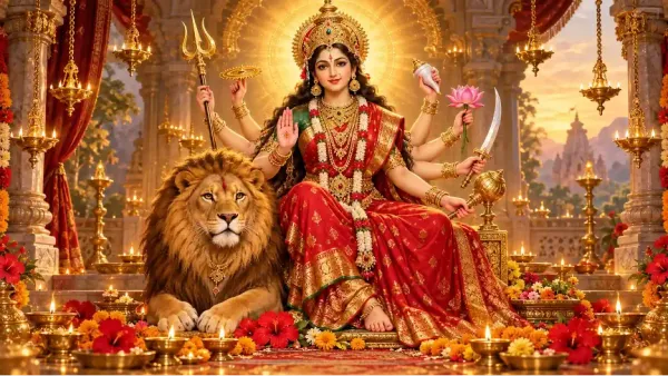 Durga Ashtami 2026: Significance, Traditions, & Celebrations at the Radha Krishna Temple