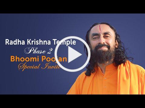 Radha Krishna Temple Phase 2 - Bhoomi Poojan Special Invite May 15 - May 17