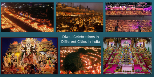 "Diwali Celebrations in Different Cities in India"