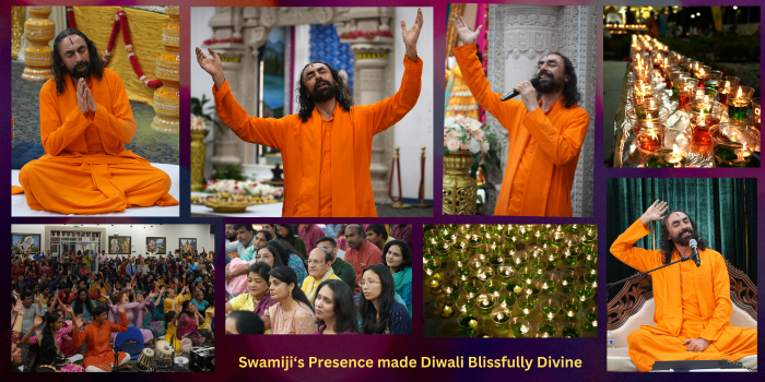 "Diwali Made Special by Swamiji's Presence"