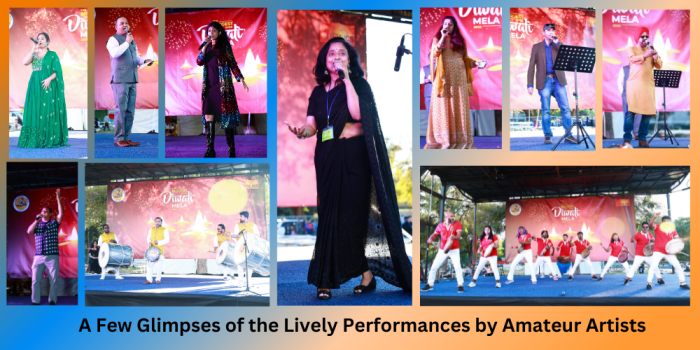 "Amateur Artists Perform at the Diwali Mela"