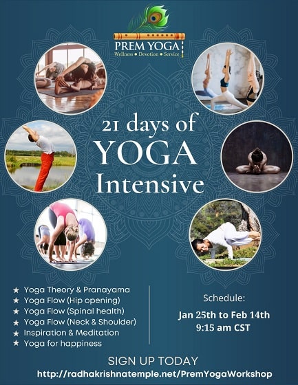Prem Yoga 21 Days Intensive Workshop