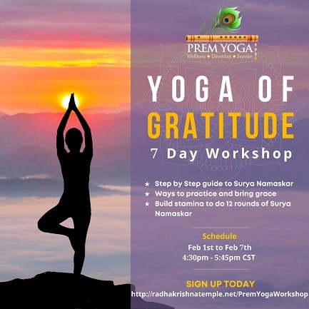 Yoga of gratitude