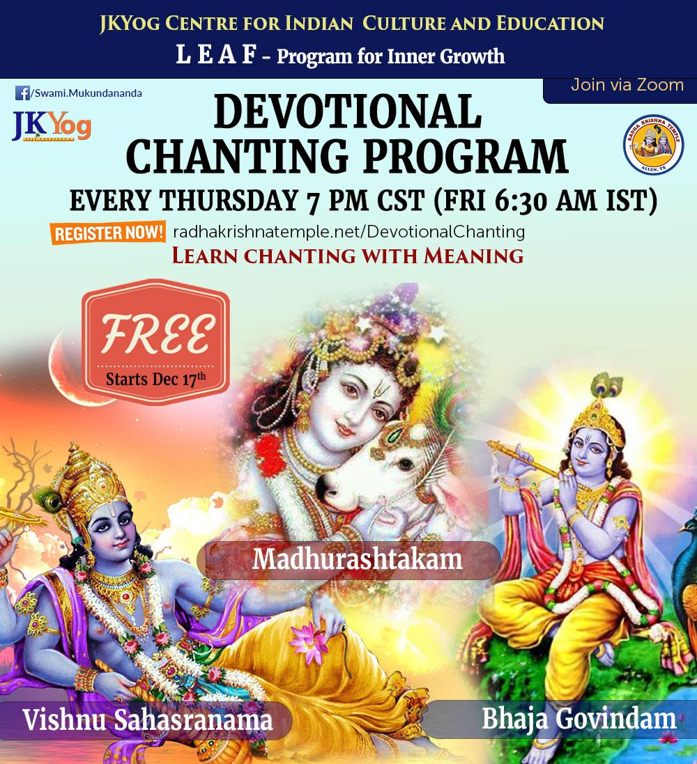 Devotional Chanting Program