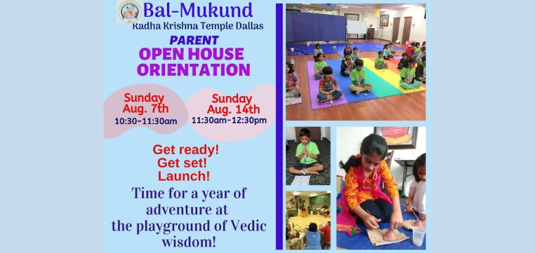Bal-Mukund - Parent Open House Orientation