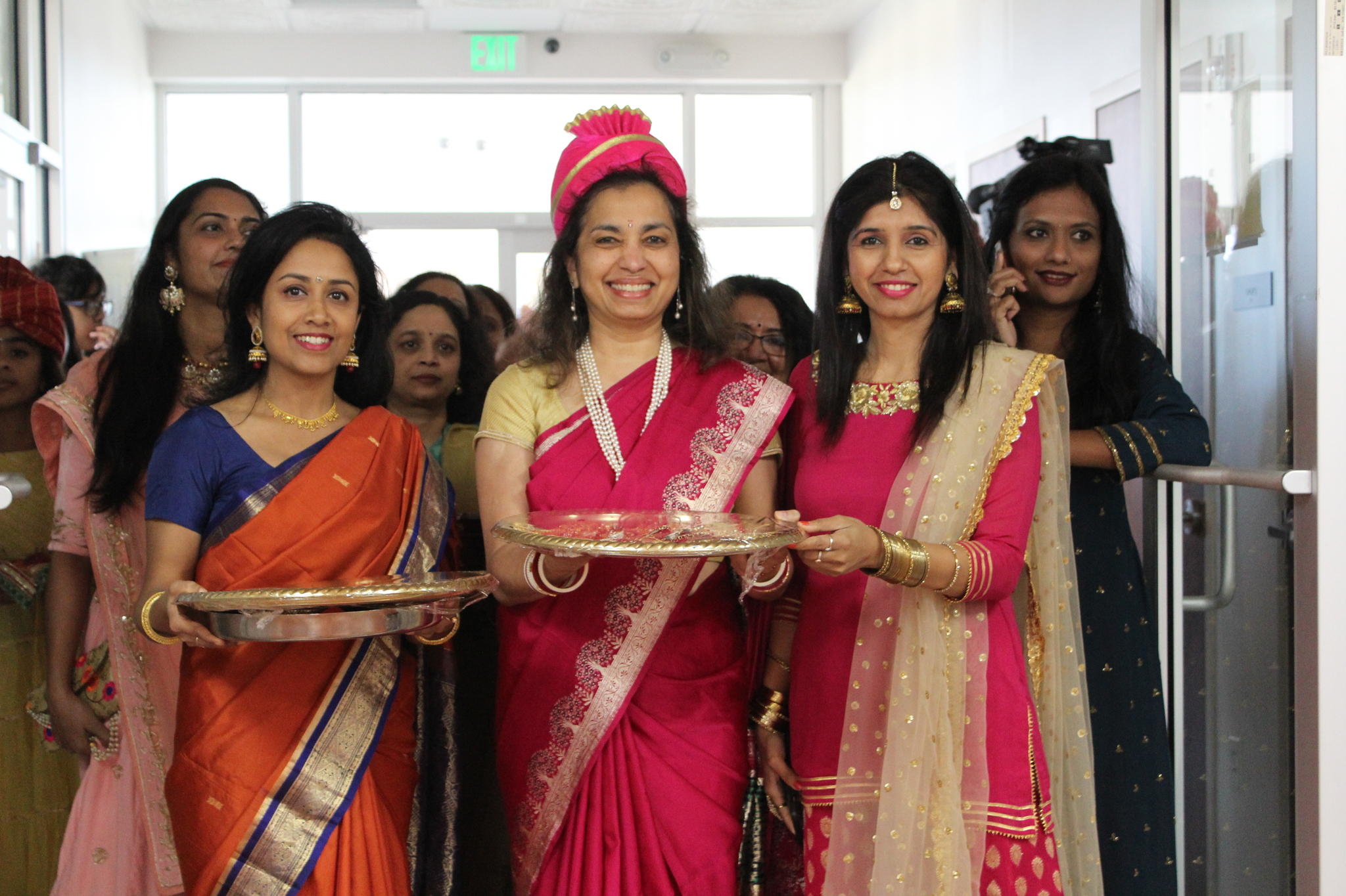 Welcoming Krishna during Tulsi Vivah