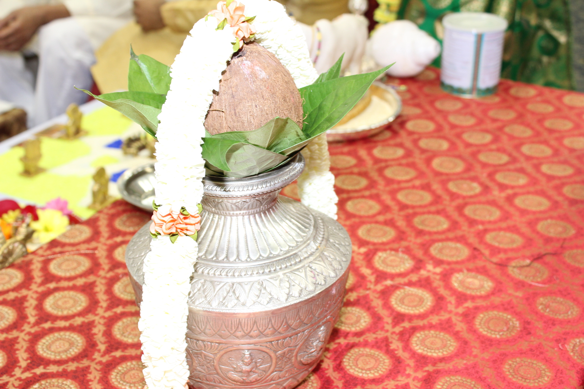 Ganesh Pooja during Tulsi Vivah at Radha Krishna Temple