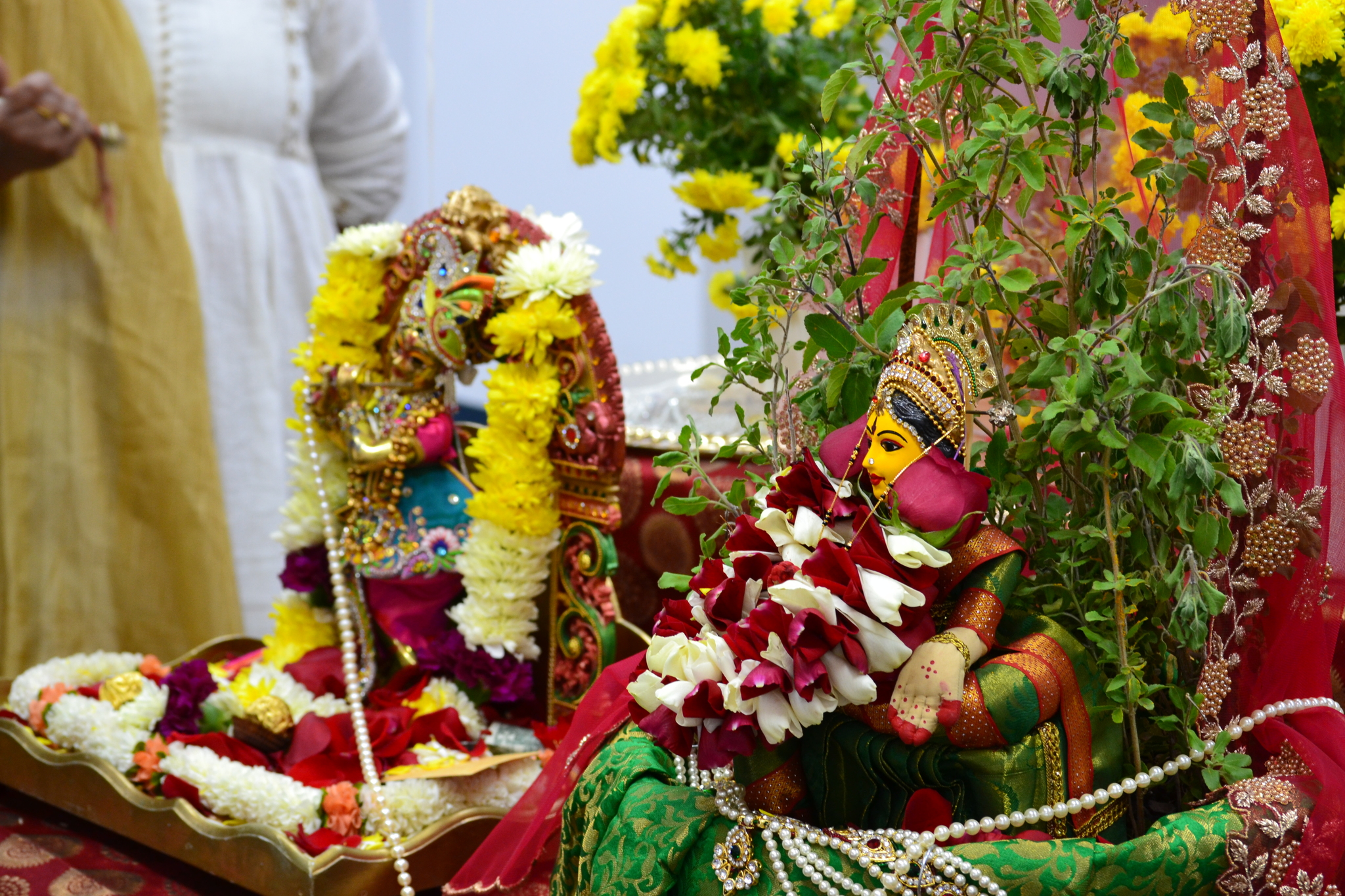 Krishna & Tulsi Maa's Poojan during wedding