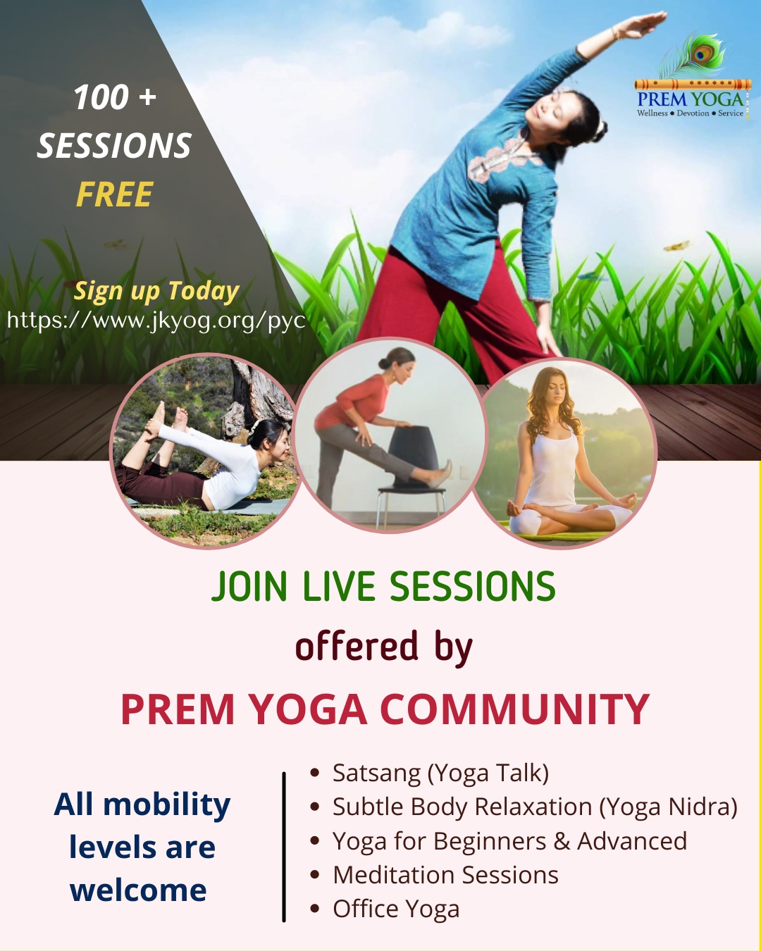 Prem Yoga Community Sessions