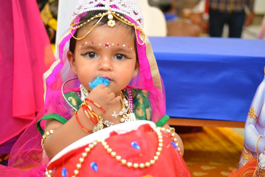 Pin by gayu on Baby krishna | Baby girl images, Baby photoshoot girl, Fancy  dress for kids