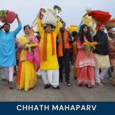 Chatth Festival celebrated by Radha Krishna Temple &amp; Bidesia Group