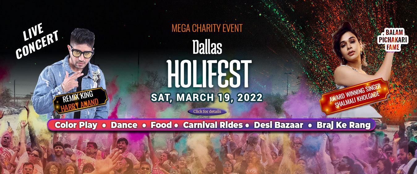Dallas Holi Fest 2022