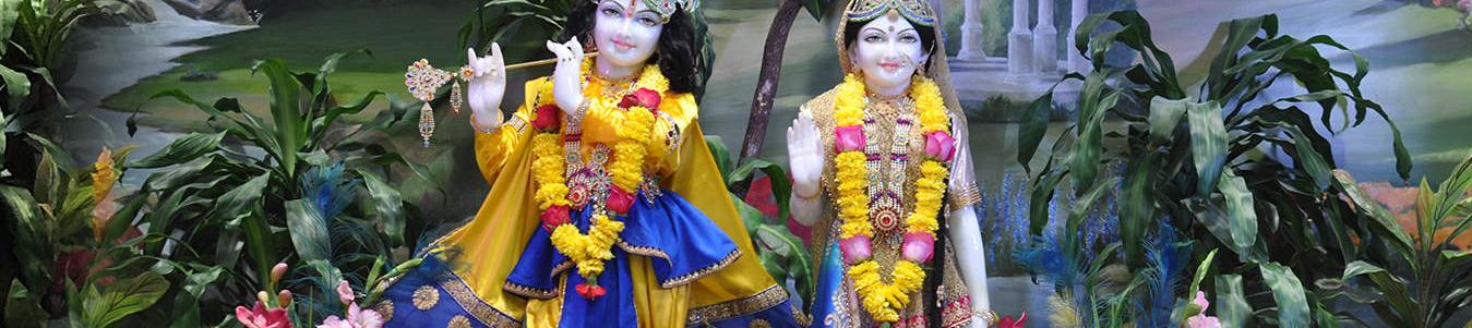 The deities Shree Radha and Shree Krishna