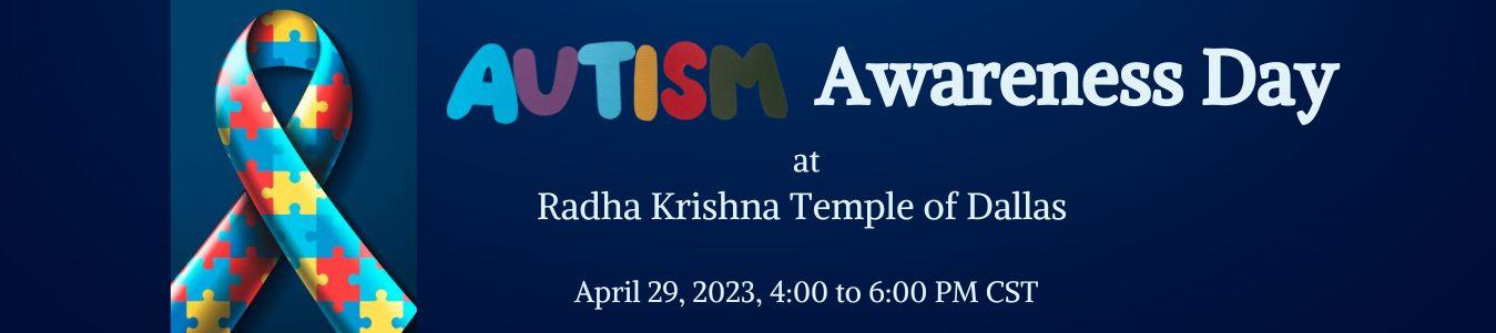 Autism Awareness Day at the Radha Krishna Temple